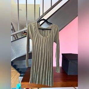 Green Theory sweater dress, size medium
